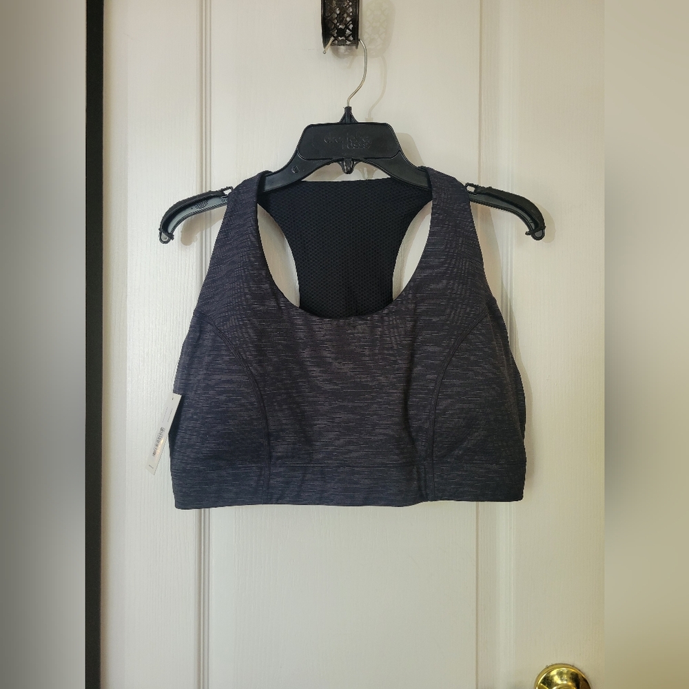 NWT Outdoor Voices Doing Things Sports Bra Night Blue Size XXXL